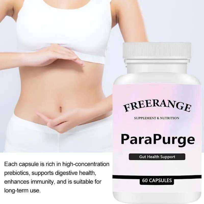 ParaPurge Gut Reset Supplement | FreeRange Premium Systemic Cleanse, Supports Gut Microbiome & Digestion, 60 Veggie Capsules
