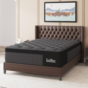 10"12"14" Twin Full Queen King Size Mattress in a Box Hybrid Spring Memory Foam, Medium Firm Ergonomic Mattress