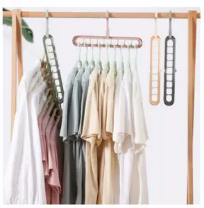 Clothes hanger organizer Space Saving Hanger Multi-port clothing rack hangers