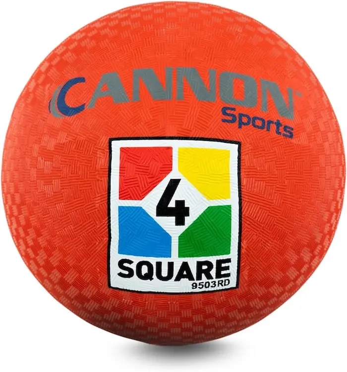 Cannon Sports 4 Square Playground Balls - 8.5 Inch - for Kickball, Handball & Dodgeball