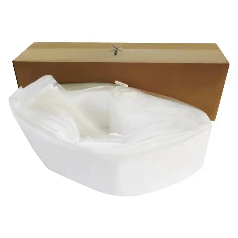 Heavy-Duty Epoxy Continuous Vacuum Bag Style Concrete Dust Collection 72ft Liners 4 Pack for Dust Collectors Home Supplies