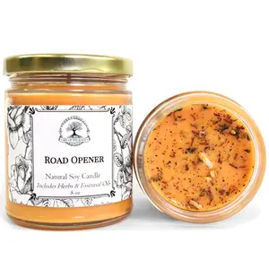 Road Opener Soy Spell Candle for New Opportunities, Beginnings, Prospects & Fresh Starts