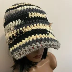 Stylish Satin Lined Crochet Baseball Cap
