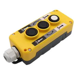 COP3B Crane Button Switch Dustproof Rainproof  Yellow