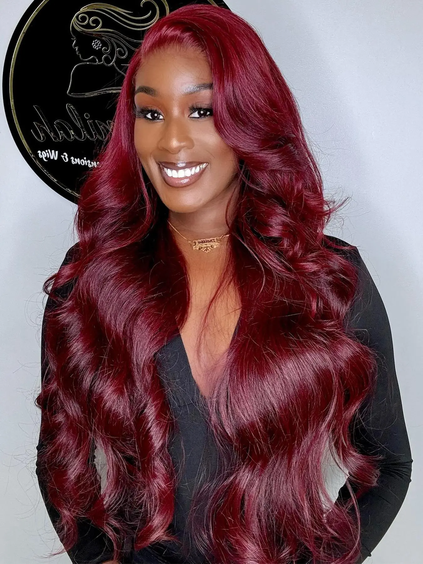 26 Inch Long Deep Wavy Wigs for Women, Fashion Wig, Lace, Gorgeous Fluffy Wigs without Bangs, Wigs for Black Women, Synthetic Pre Plucked Lace Front Wigs with Baby Hair for Party, Daily Use Glueless, Glueless Wigs Ready To Wear