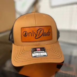 Richardson 112 only fathers leather patch hat
