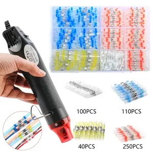 500pcs Waterproof Heat Shrink Butt Terminals Solder Seal Sleeve Wire Connectors