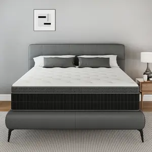 Summer Garden Medium Firm Hybrid Mattress in a Box - Cooling Memory Foam, Motion Isolation & Edge Support, Upgrade Your Sleep (Twin/Full/Queen/King)