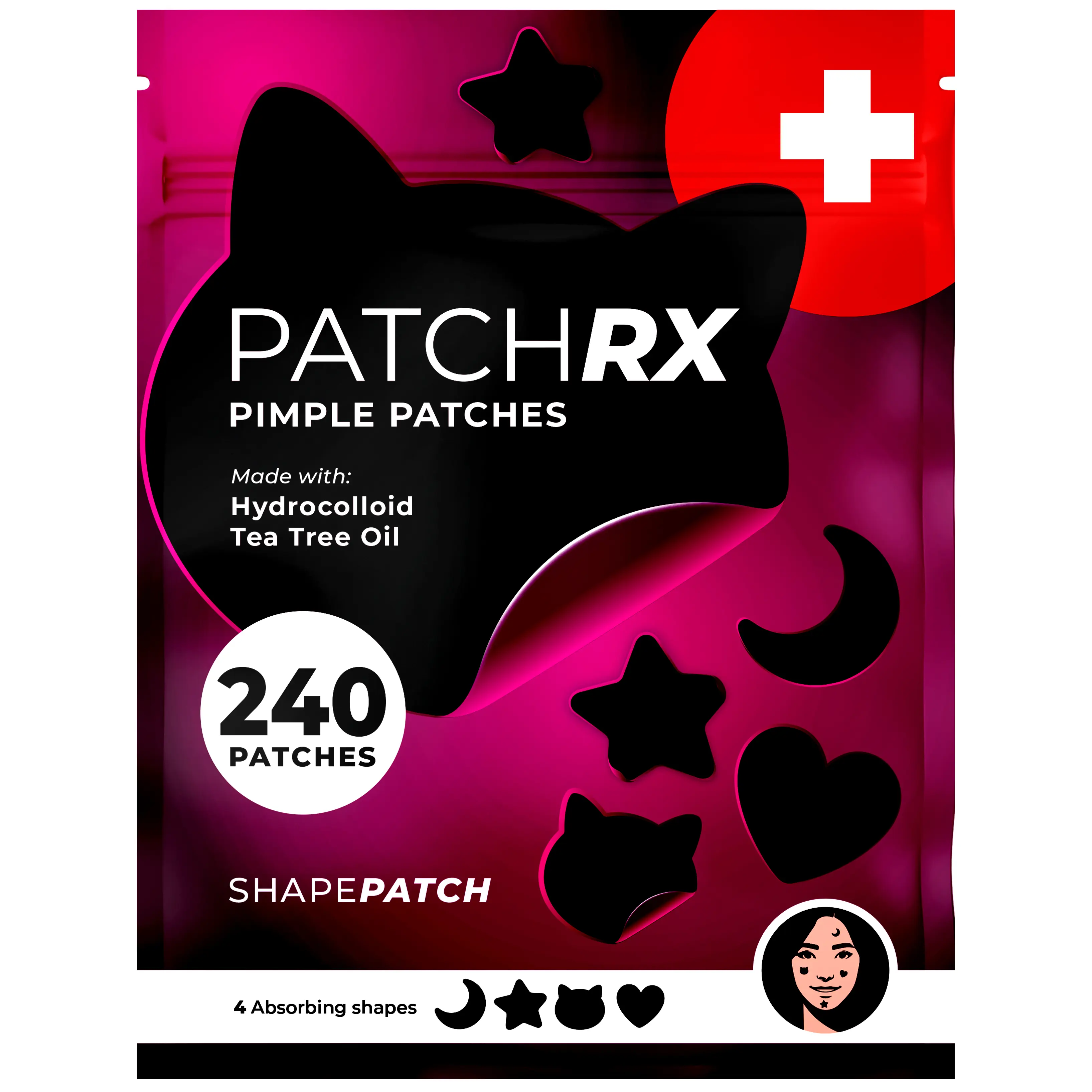 Moon, Star, Cats, Heart - 240 pk