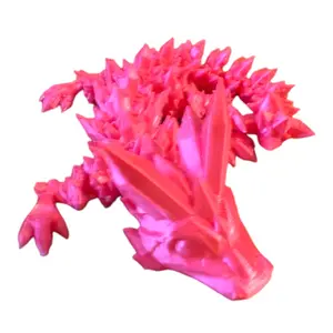 Baby Crystal Dragon 3D Printed - fun for all