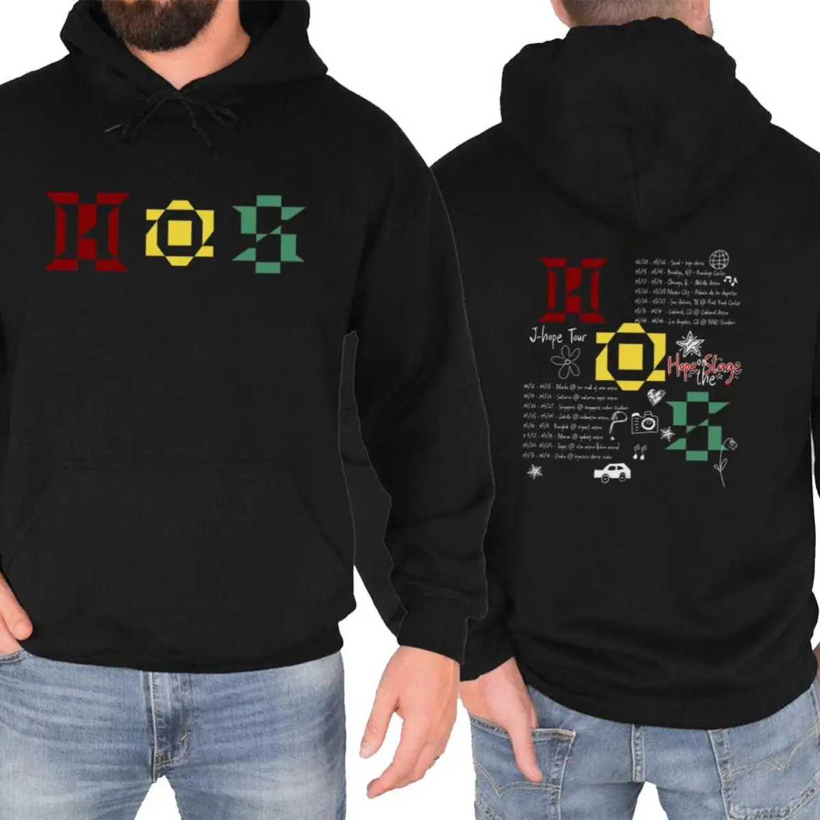 J-hope Tour shirt, Hope On The Stage Tour Hoodie, Hope on the Stage tour Sweatshirt, Jhope Tour 2025, Tour In North America 2025