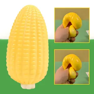 Cartoon Corn Desktop Decoration, Prank Prop, Quick Bounce, Office Stress Relief Toy, Stress Ball, Perfect Gift, Fun and Interactive Decor