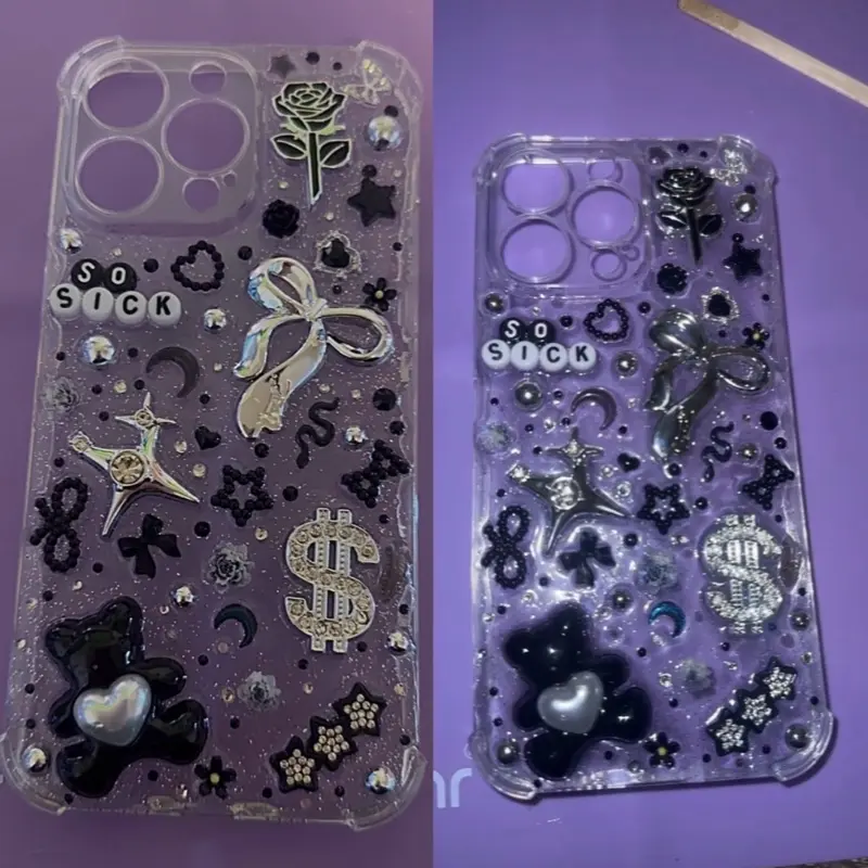 Custom Cute Junk Phone Cases - Hand-made, Made to Order - MAKE SURE TO SELECT ‘ADD NOTE’ AT CHECKOUT FOR CUSTOMIZATIONS <3