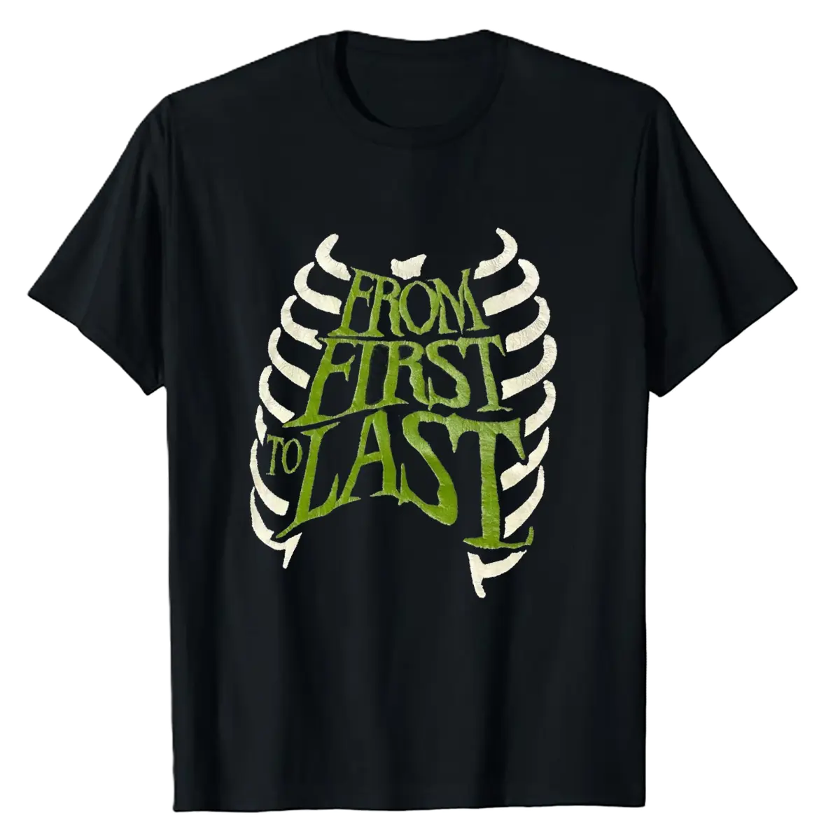 Vtg From First to Last Band Unisex Black T shirt Men's Sweatshirt, Gift For Fan, Casual Cotton Fabric Menswear Top