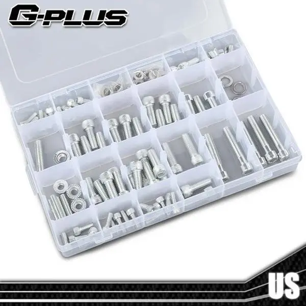 Fit For Chevy 283 305 327 350 400 Sb Small Block  Iron Engine Bolt Kit