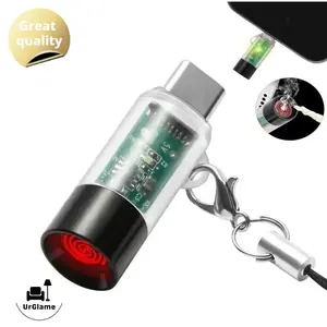 2PCS USB-C Electric Lighter (Not for Samsung phones or iPhone 14 and earlier) with Overheat protection Windproof Waterproof, Phone Power Bank can Powered it, mini, Lightweight, Activated by plugging into Power Source, Automatically Turns Off After 10 S