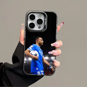 Mbappé IPhone 16 17 Promax Phone Case Anti Drop Protective Case Suitable For iphone 15 14 13 SAMSUNG S25 24 23 22 ULTRA Acrylic Football Phone Case