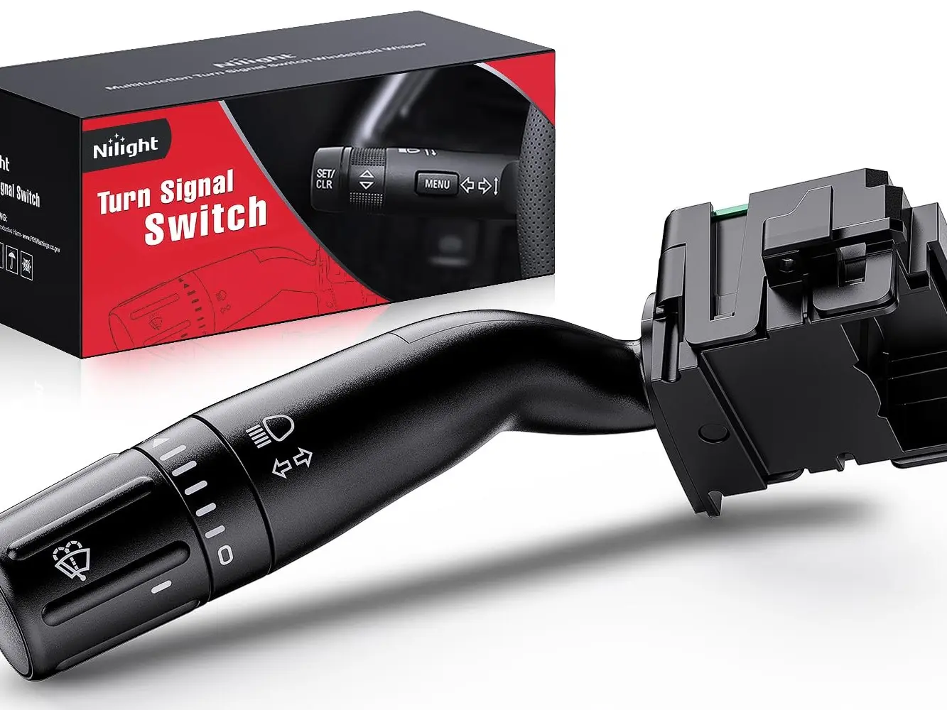 Nilight Multi-Function Turn Signal Switch with Variable Intermittent Wiper & Turn Signal Lamps, Compatible with Ford 2011-2013 F150, F-250, F-350, F-450, F-550 Super Duty Auto Replacement Part