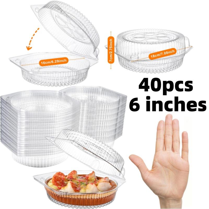 50 Sets Disposable Individual Charcuterie Cup Clear Plastic Round Cake Boxes with Dome Lids Mini Wooden Spork Rope for Outdoor Snack Packing Open Houses Gatherings Wedding Party Event 50 Sets Disposable Individual Charcuterie Cup Clear Plastic Round Cake Boxes with Dome Lids Mini Wooden Spork Rope for Outdoor Snack Packing Open Houses Gatherings Wedding Party Event