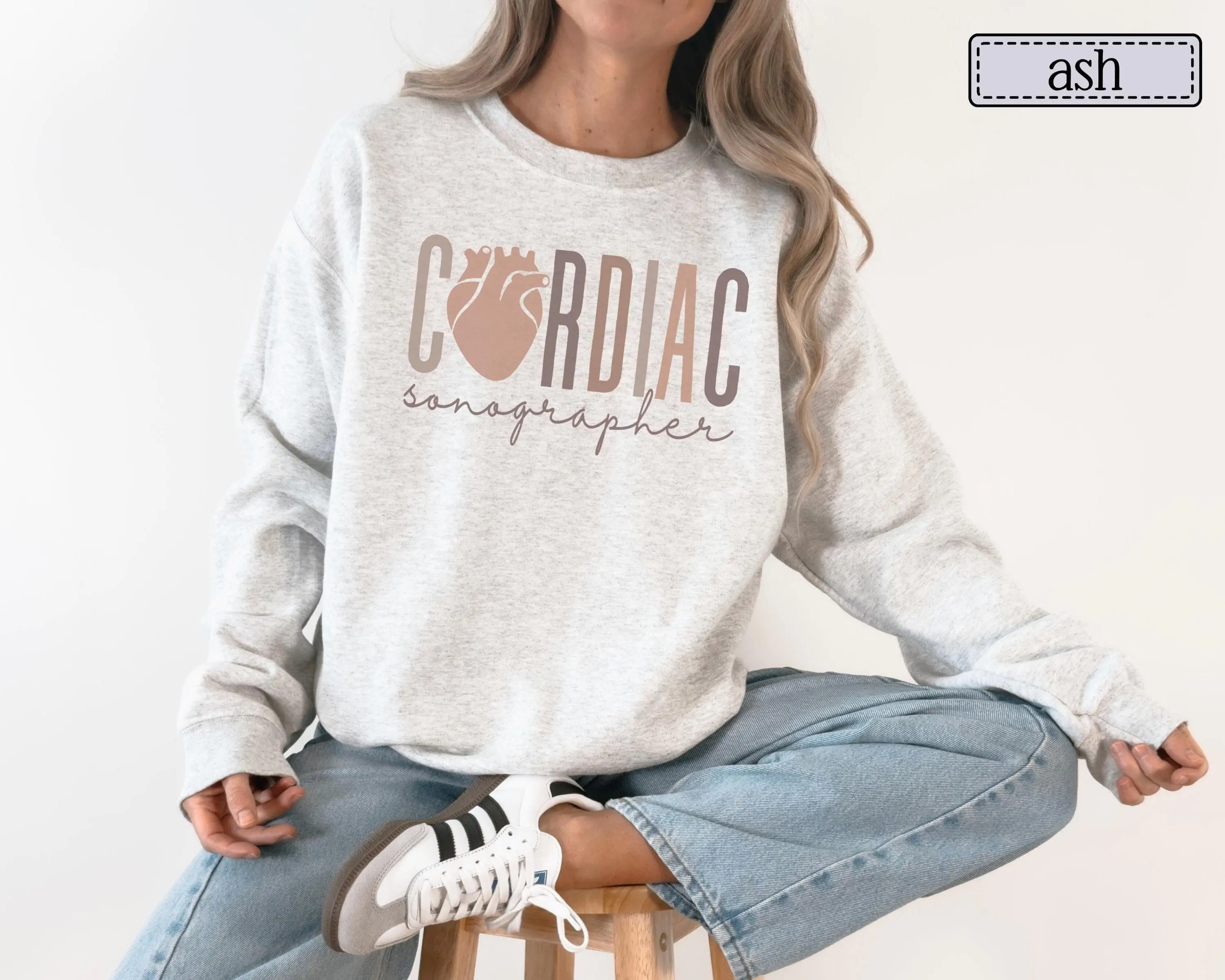 Cardiac Sonographer T-Shirt & Sweatshirt - Cardiac Sonography Gifts, Vascular Sonographer, Echocardiographer, Cardiac Ultrasound Tech Gift