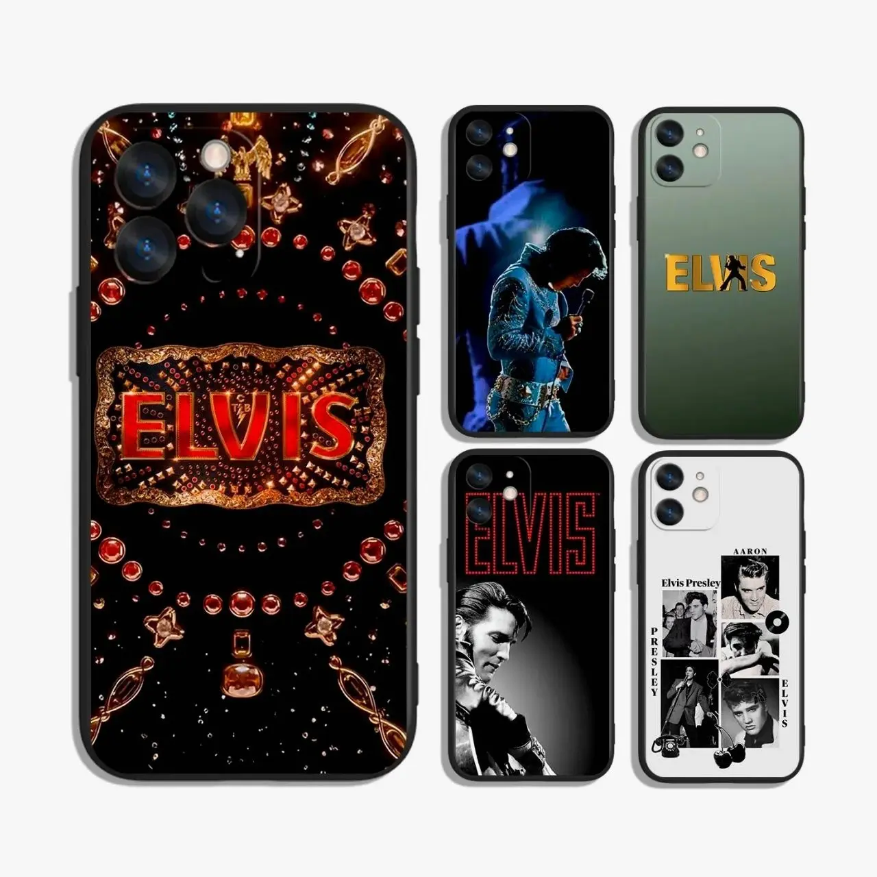 Elvis Presley Rock and Roll King Protective Phone Case | Fits iPhone, Samsung and Other Devices