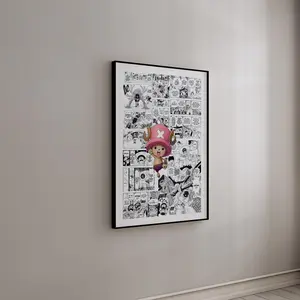 Manga Poster - Tony Tony Chopper - Curated Manga Panels - Digital Print, Unframed Poster for Anime Manga Fan Wall Art, Set up home decor