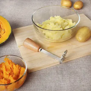 1pc Stainless Steel Tornado Potato Cutter - Manual Spiral Potato Slicer & Twisted Potato Maker, Food Grade Street Food Machine for Party Snacks & DIY Creative Cooking, Easy to Use & Clean