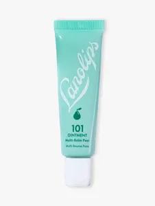 101 Ointment Multi-Balm Pear All-in-One Hydrating Balm for Lips, Dry Skin & Cuticles with Pear Seed Oil & Vitamin E, Non-Sticky, 10g