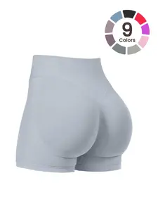 Seamless High Waist Butt-Lifting Cycling Shorts for Women, Comfortable Fitness Shorts, Trendy Sportswear for Active Lifestyle