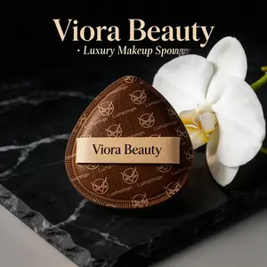 Viora Beauty Luxury Makeup Sponge, Must-Have Ultra-Soft Non-Latex Beauty Blender, Game-Changer for Flawless Airbrushed Base, Wet & Dry Use for All Skin Types