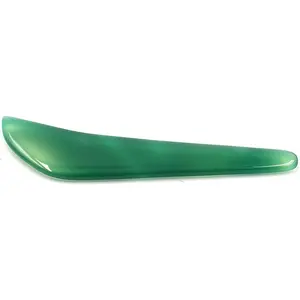 Dtacke Green 11cm/4.3" Polishing Burnisher Natural Agate Knife Gold Silver Jewellery Hand Polishing Burnisher Tool
