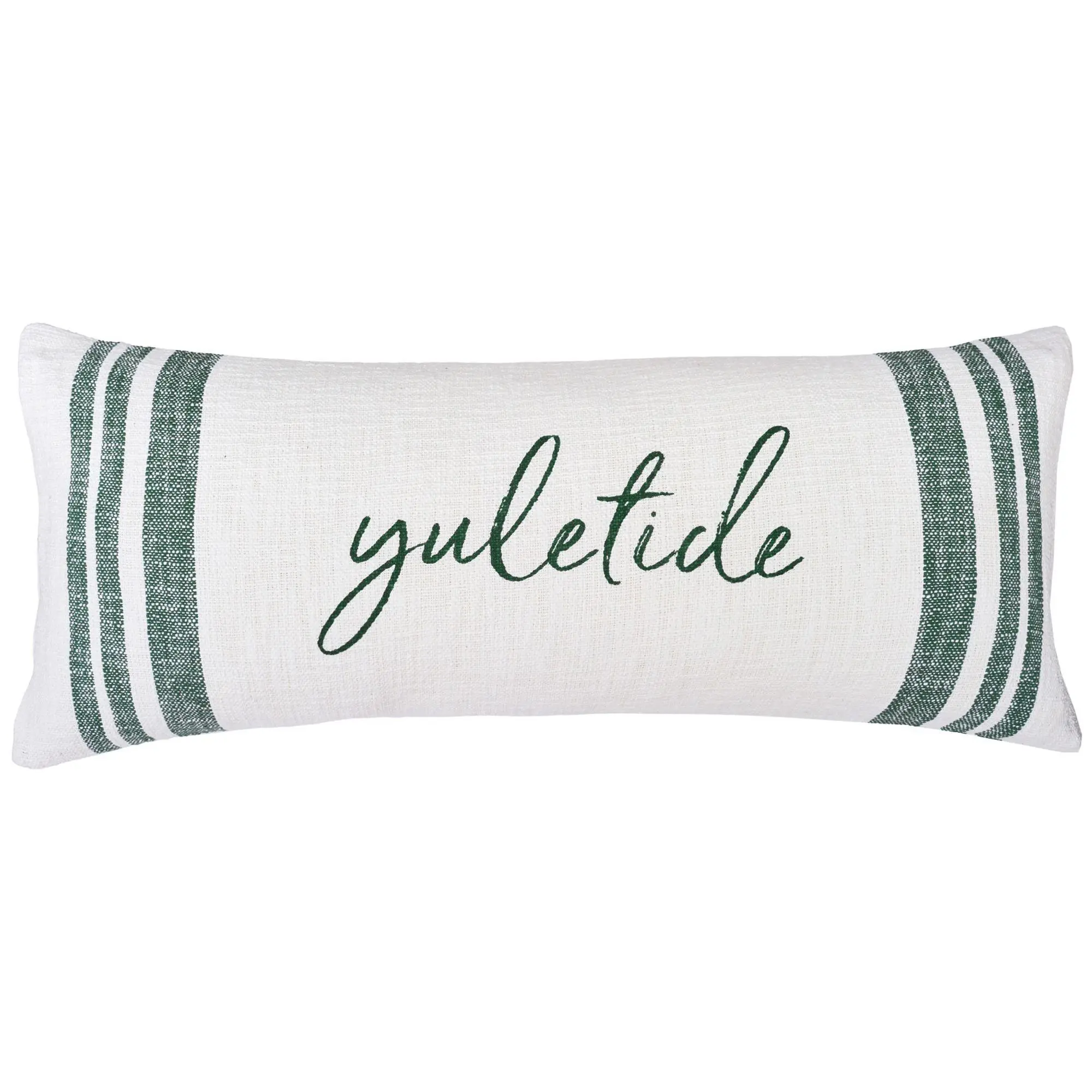 Morgan Yuletide Woven Christmas Throw Pillow byValerie