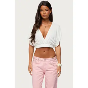 Candela V Neck Crop Top