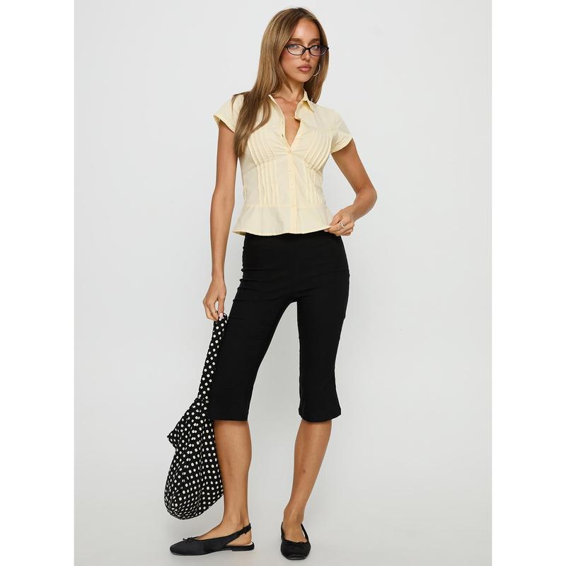 Wilmot Blouse Buttermilk Poplin