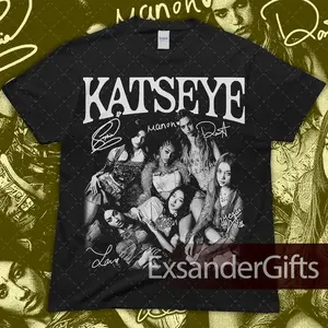 Katseye T-Shirt Vintage Soft Cotton Colors Tee YS