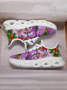 K-Pop Hunter Girl Christmas Sports Shoes, Unisex Textile Breathable Eva Sole, Casual Fashion Kids Sneakers, Sneakers Trainer Shoes