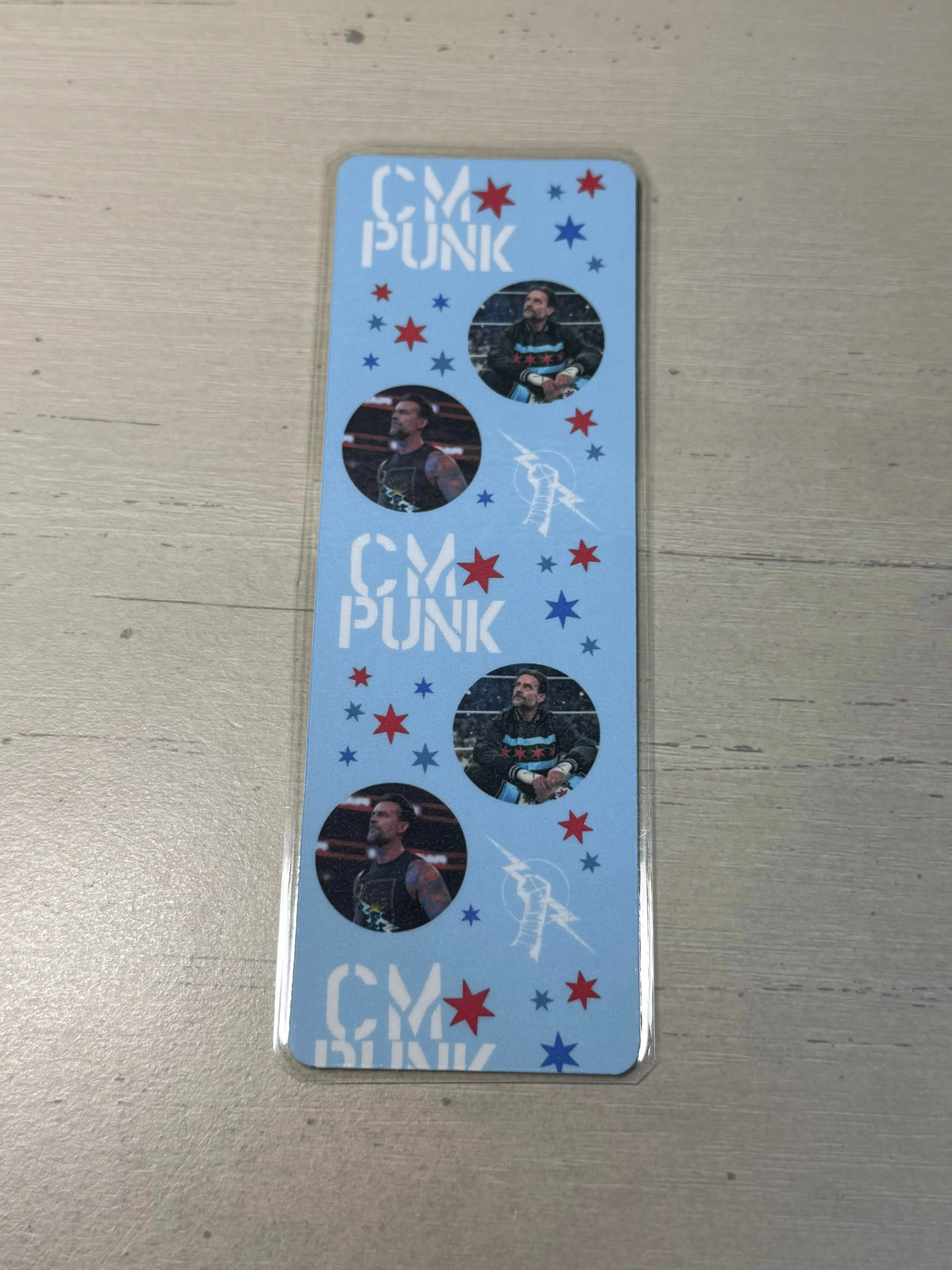 CM Punk Inspired Bookmark