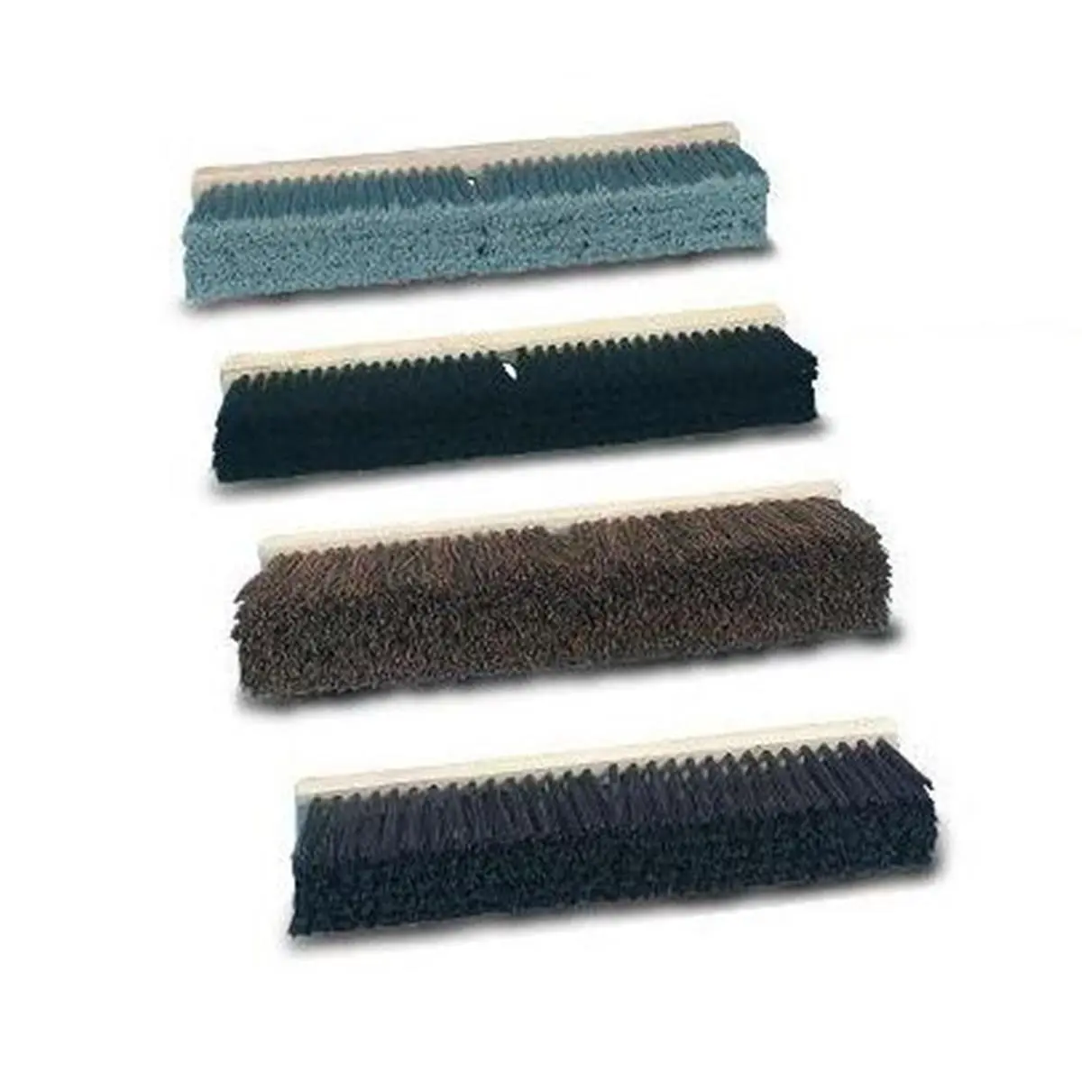 212 MAIN Flagged Polypropylene Floor Broom Brush, 18 inches x 3 in, Gray Smooth, for Dust Cleaning and Household Surface Maintenance