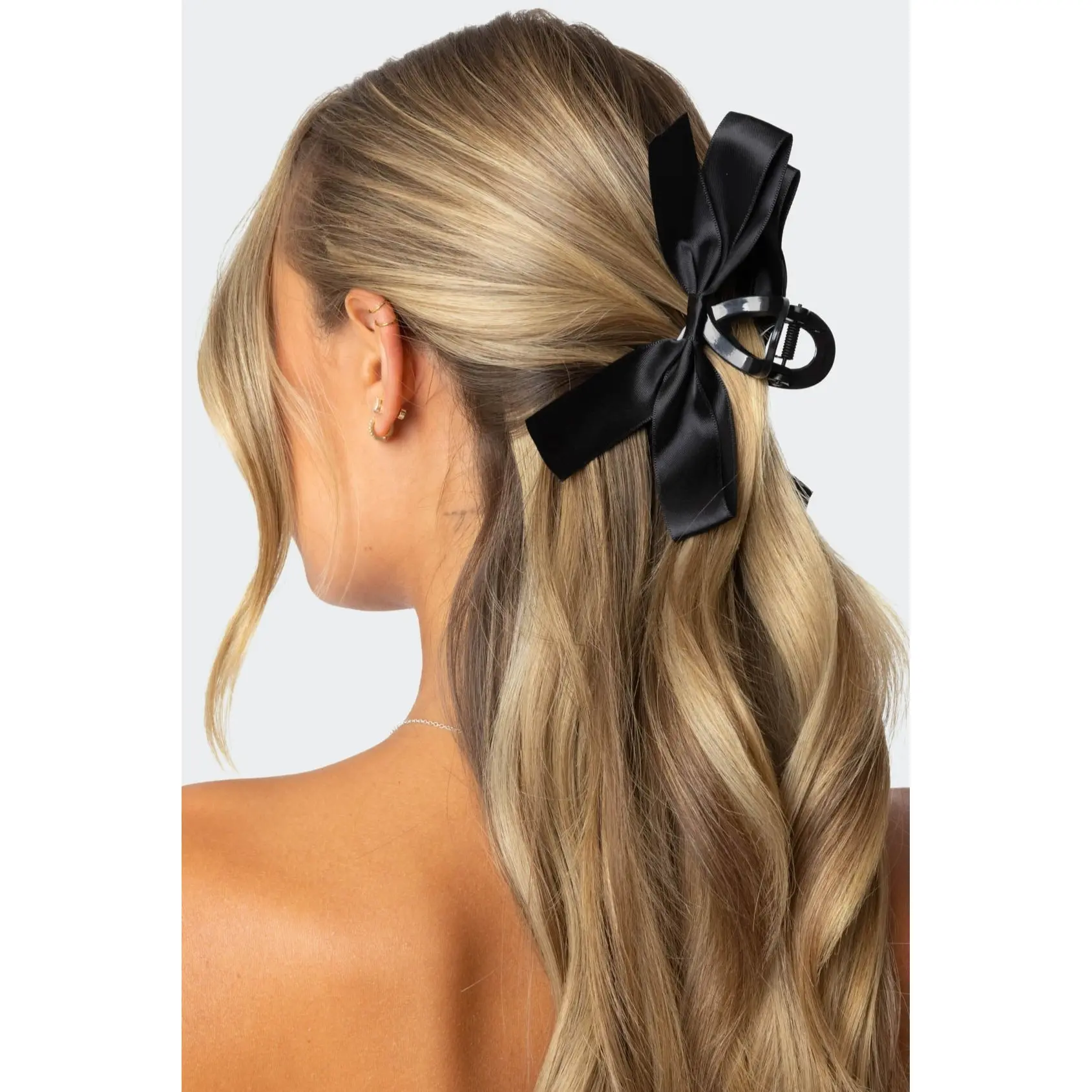Satin Effect Bow Hair Clip Satin Effect Bow Hair Clip
