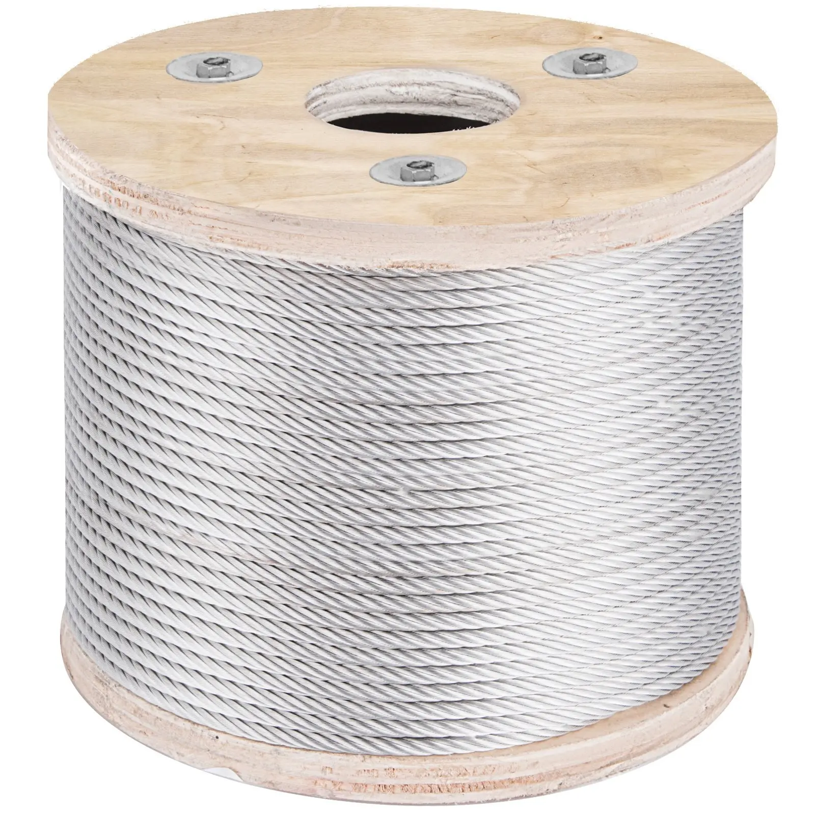 Stainless Steel Cable Railing 3/16 In x 250 Ft Wire Rope 304 Marine Grade 7x19 Braided Aircraft Cable for Deck Balusters Stair Handrail Porch Fence Outdoor Patio Use Durable Weatherproof Construction
