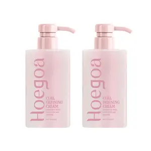 Moisturizing Curl Defining Cream for Curly & Wavy Hair - Hydrating Styling Gel with Nourishing Formula for Frizz Control, Glossy Shine, and Silky Smoothness