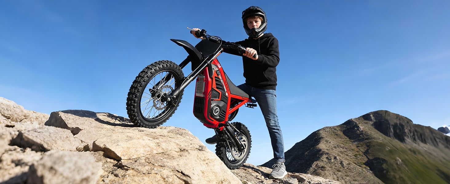 ESKUTE NOVA X Electric Bike ,4000W Power , 40° Climbing with 2849 Certified 48V 22.8Ah Removable Battery, Full Suspension Hydraulic Brakes, 60 Miles Rang Mountain Off-Road for Teens Adults ebike