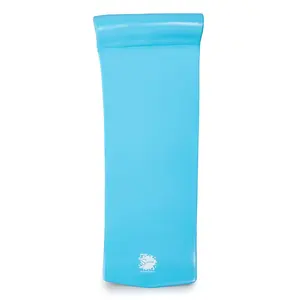 TRC Recreation Splash 1.25" Thick Foam Swimming Pool Float Mat, Marina Blue
