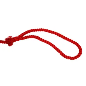 212 MAIN 4-Way Tug of War Rope, Red Synthetic Rope, for Youth & Adult Team Sports, Outdoor Fitness