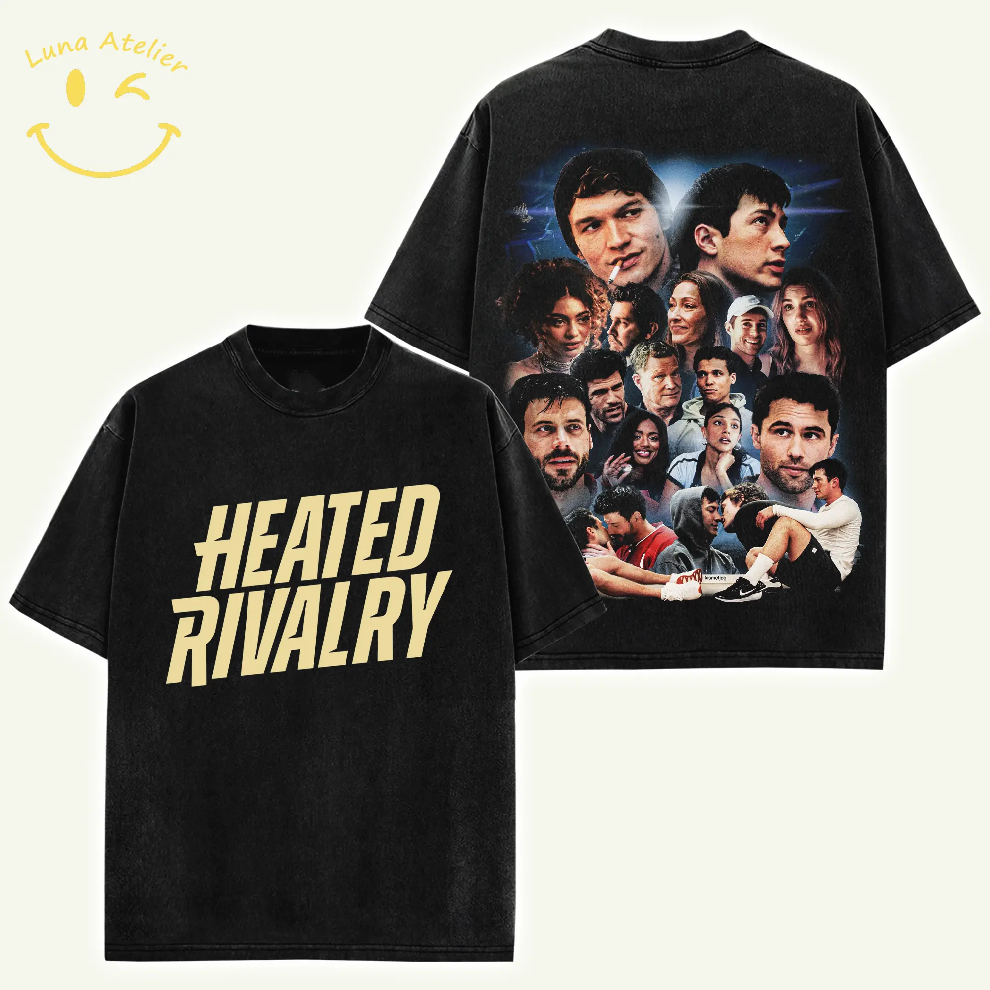 Heated Rivalry Shirt Bromance TV Series Graphic High-Quality Unisex Cotton Shirt Romance Movie Aesthetic T-shirt TV Series Tee Vintage T-Shirt LGBTQ+ story Movie Graphic Fan T-Shirt