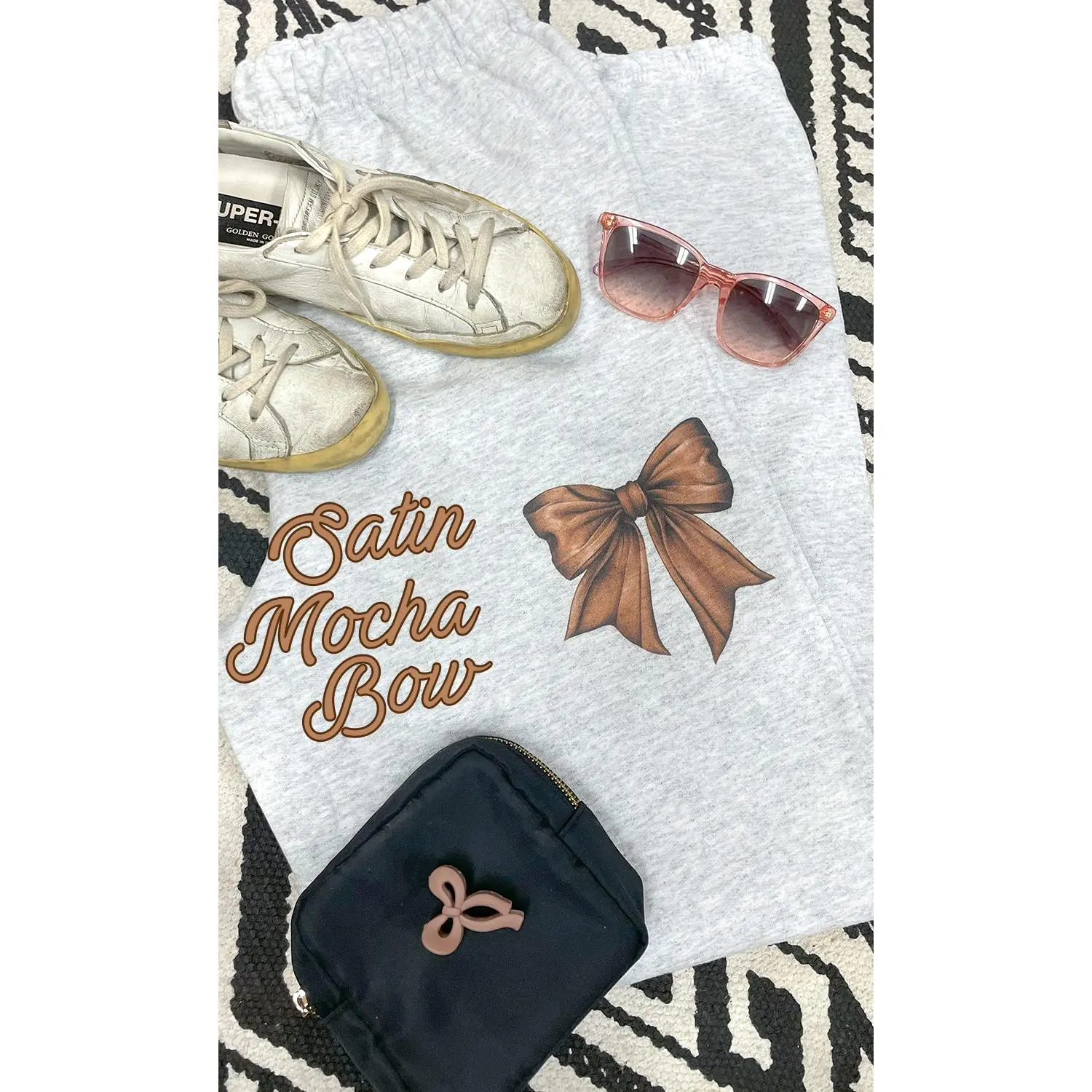 Satin Mocha Bow