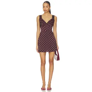 MADISON THE LABEL Chrissa Mini Dress in Spot