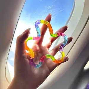 Stress Relief Twister Strip, Focus Training Tool, Wraparound Anxiety Release Toy, Finger Adhd Trainer, Portable Stress Reliever, Decompression Squeeze, Stress Relief Fidget, Stress Relief Gadgets