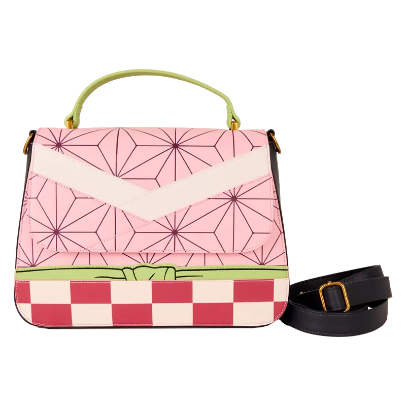 Loungefly Demon Slayer Nezuko Kamado Crossbody Bag Loungefly Demon Slayer Nezuko Kamado Crossbody Bag