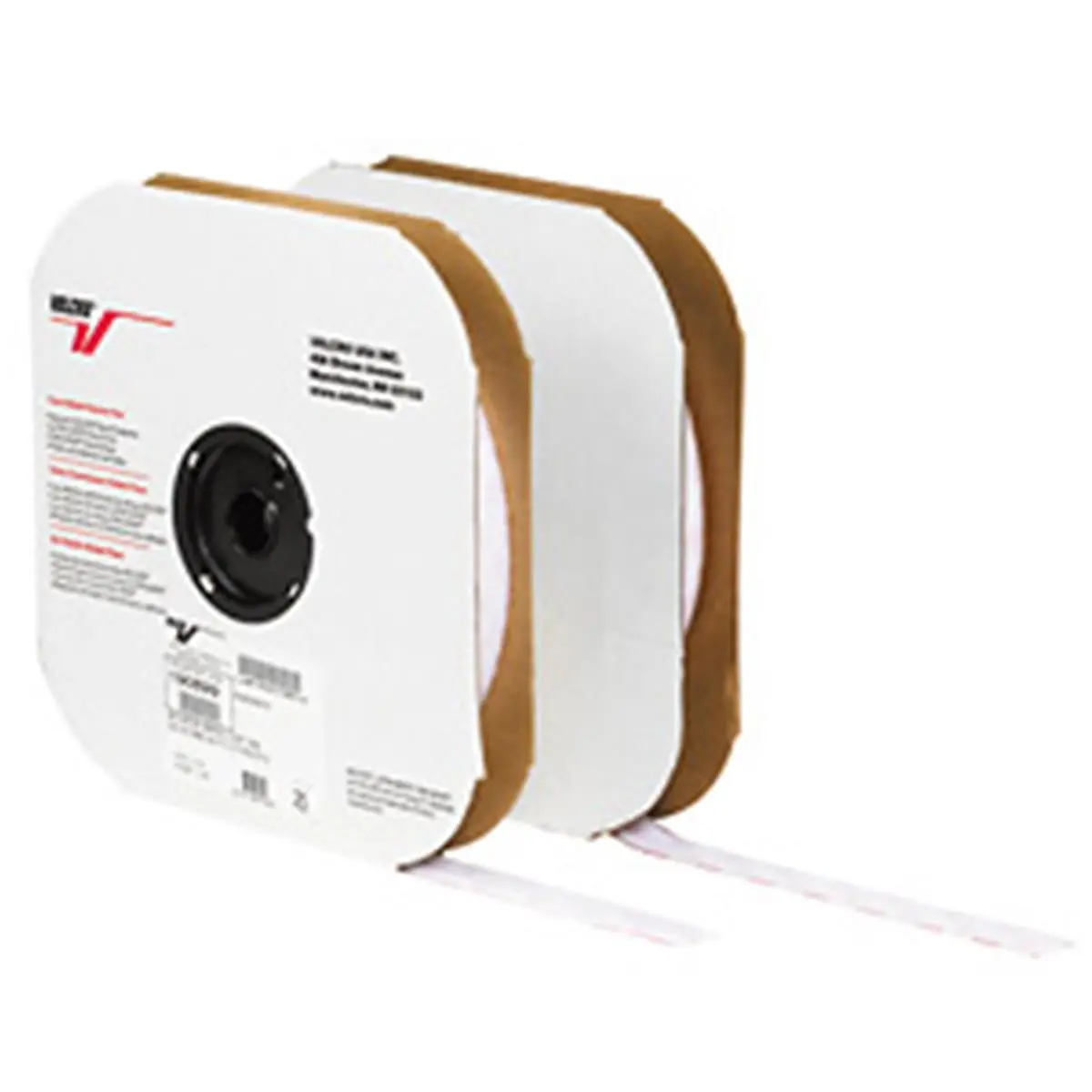 VELCRO Brand 212 MAIN White Self-Adhesive Hook-Loop Cloth Tie Tape, 1 in. x 75 ft Individual Strips, Multipurpose Mounting Tape with Fastening System for Quick Attach & Reattach of Products, Attach And Reattach Products Quickly